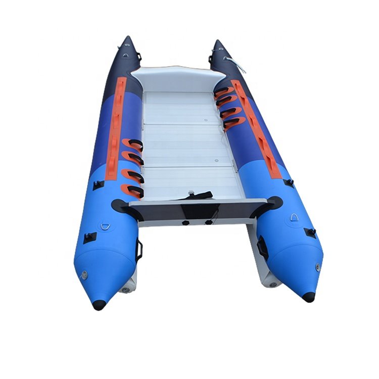 2025 Zapcat New 4.3m Sport Style Boat Strongest Rigid Steel Aluminum PVC Materials Fishing Rowing Engine Combo Set Outdoor Use