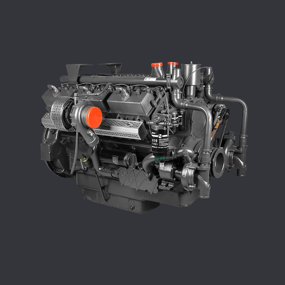 KAI-PU ISO Turbocharged Single Cylinder Diesel Outboard Engine Water-Cooled with Electric Start Boating Farming New Condition