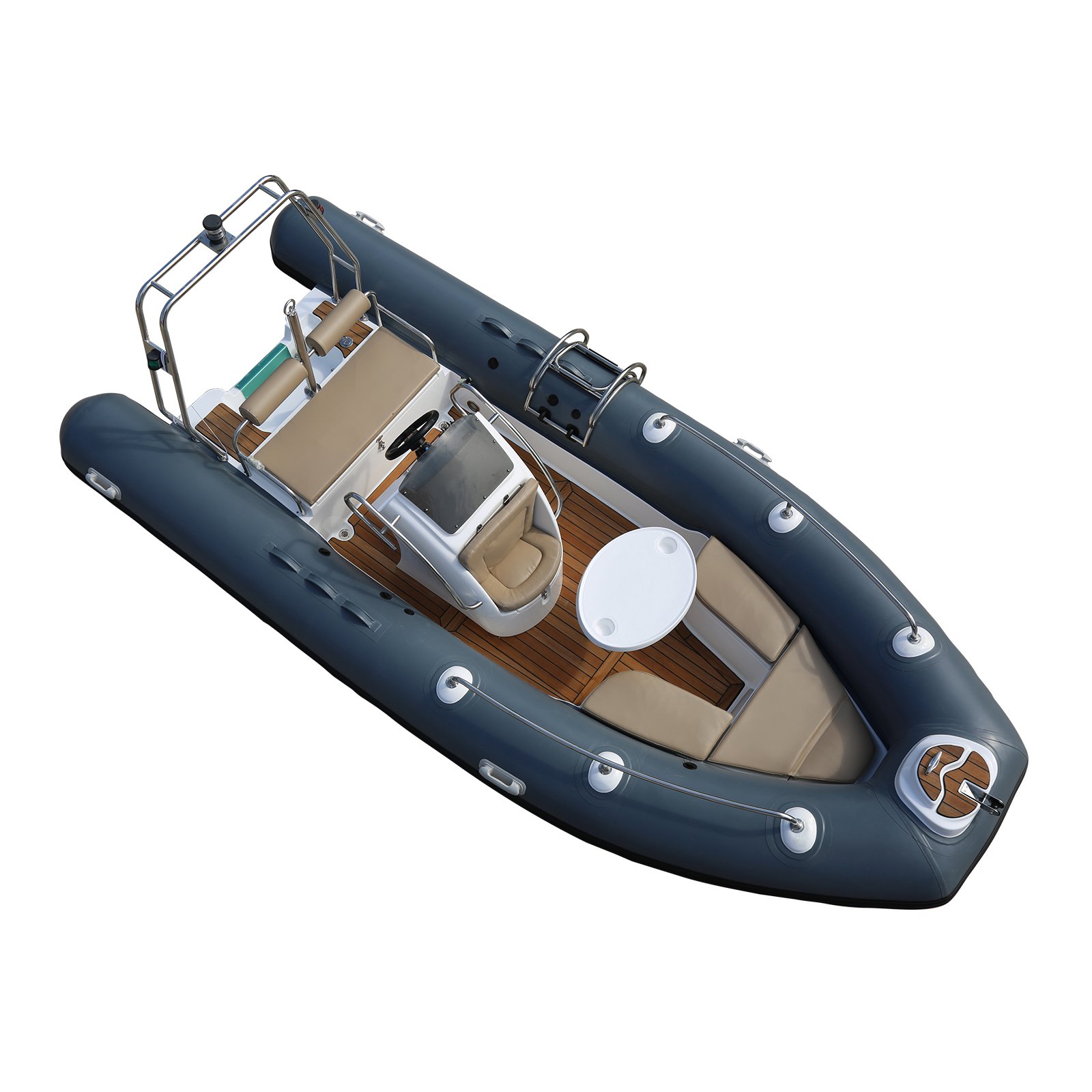Ce Luxury Rigid Pontoon Jet Sailing Rib Boat Fast Speed Fiberglass Motor Kayak for Drifting for Rowing Yacht Fishing Outdoor