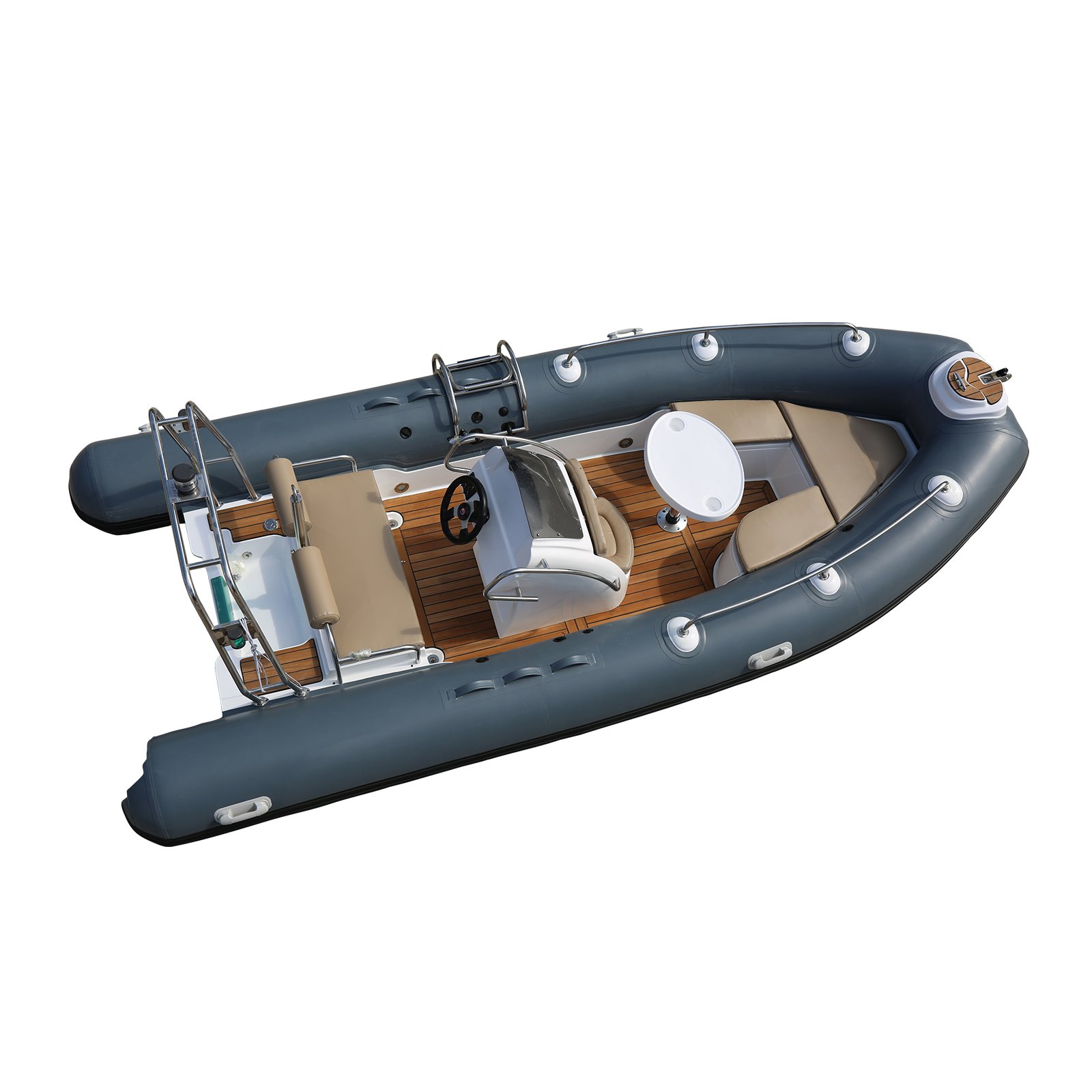 Ce Luxury Rigid Pontoon Jet Sailing Rib Boat Fast Speed Fiberglass Motor Kayak for Drifting for Rowing Yacht Fishing Outdoor