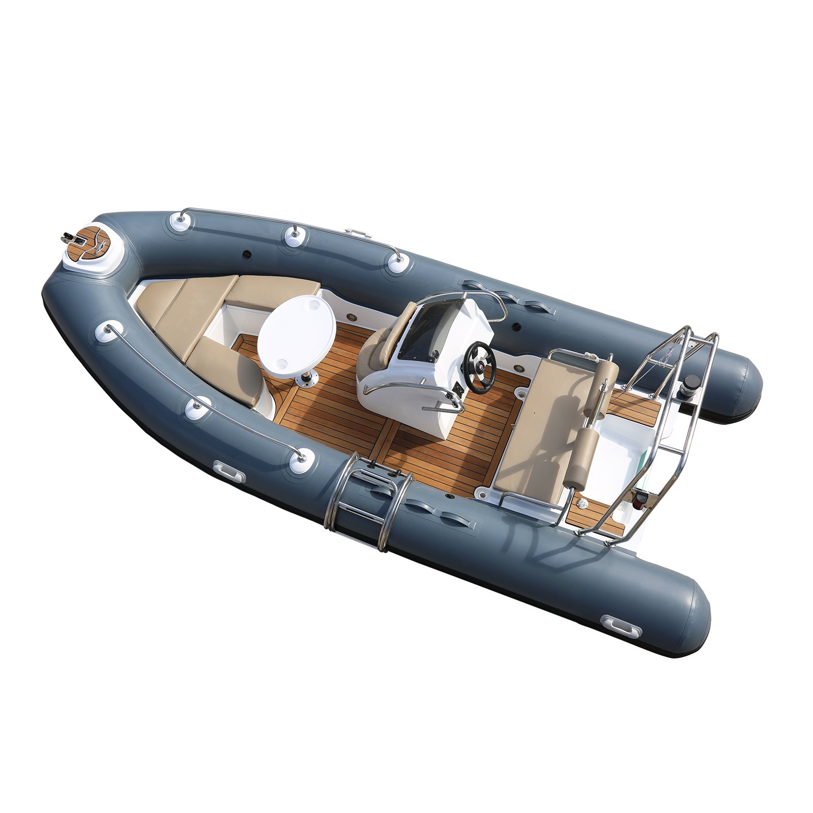 Ce Luxury Rigid Pontoon Jet Sailing Rib Boat Fast Speed Fiberglass Motor Kayak for Drifting for Rowing Yacht Fishing Outdoor