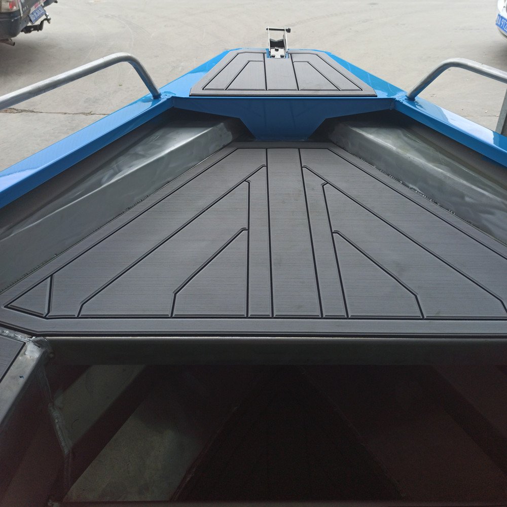 Manufacturer Direct 4.7 m Australian Design Chambered Aluminum Pontoon Fishing Boat 470 Open 14.5 ft Combo Engine Outdoor Use
