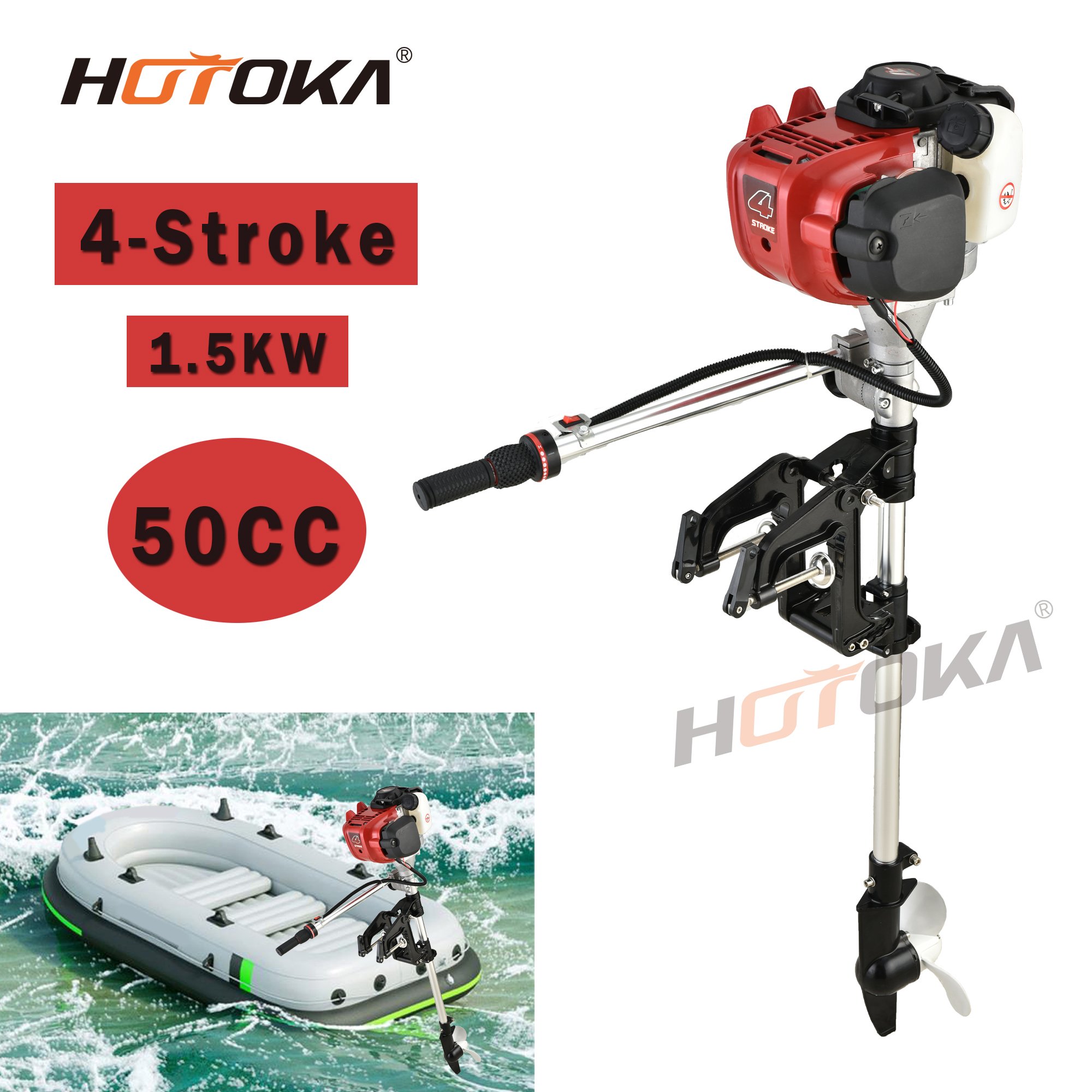 62cc 2 Stroke Motor Sailing Output Professional Great Outboard Engine