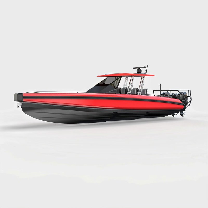 Professional Luxury Rib Boat Yacht Centre Console Inflatable Aluminum High Qualitaly Boat for Outboard Engine