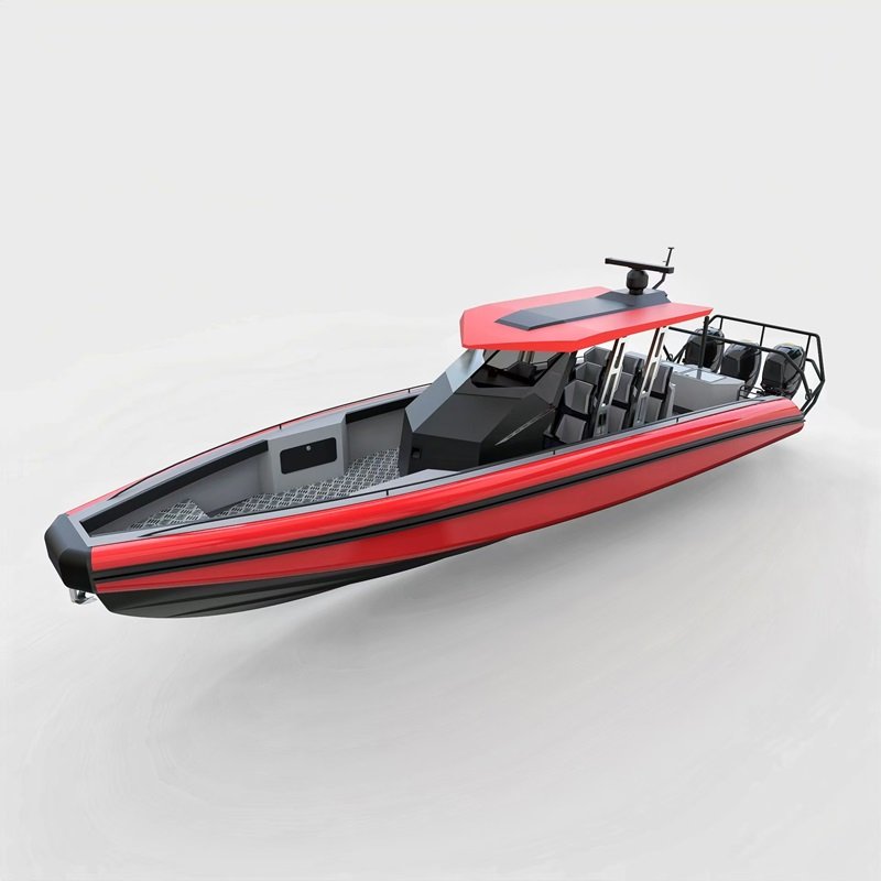 Professional Luxury Rib Boat Yacht Centre Console Inflatable Aluminum High Qualitaly Boat for Outboard Engine