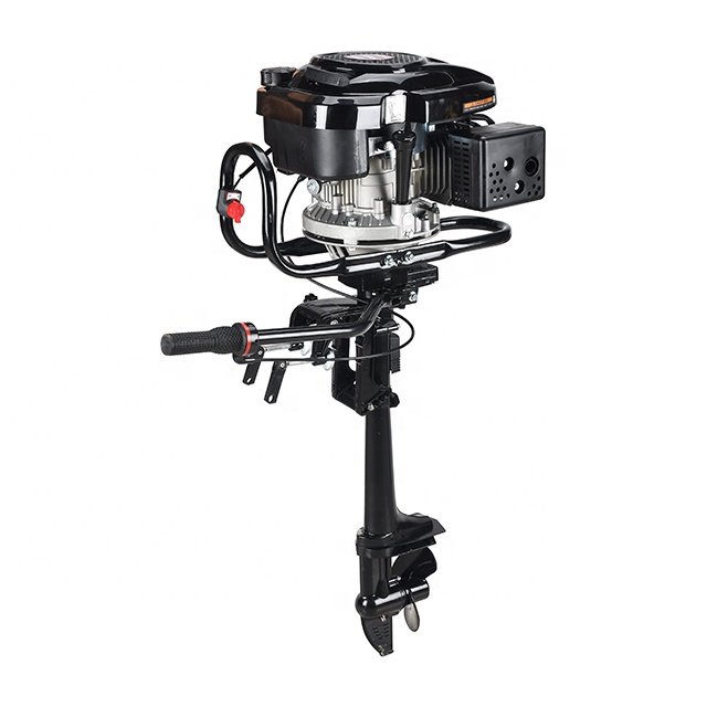 7.5HP 196cc 4-Stroke Air Cooled Gasoline Outboard Boat Engine