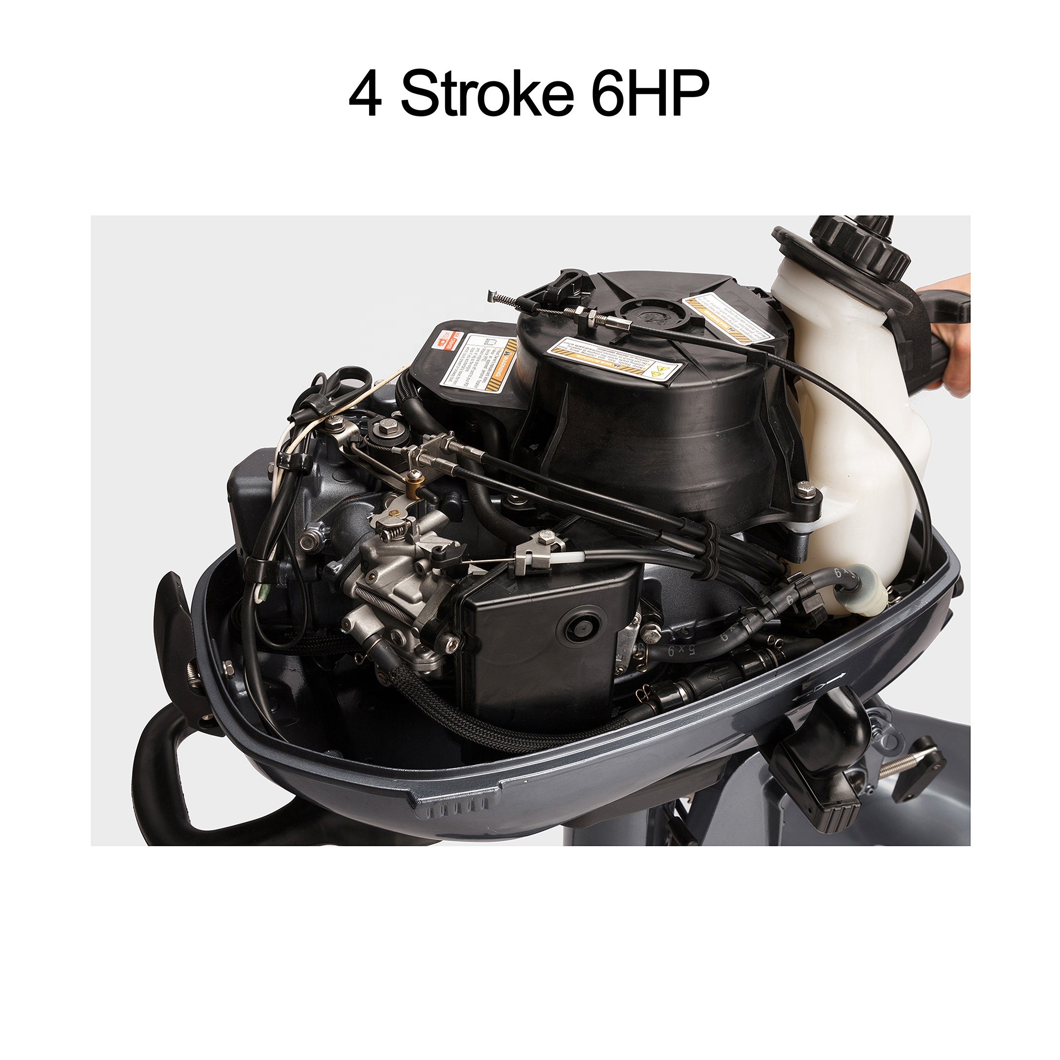 Laogen Boat Outboard Engine Factory 4 Stroke 6hp Outboard Boat Engine Match Yamaha F6C Boat Motor Outboard Finishing Man