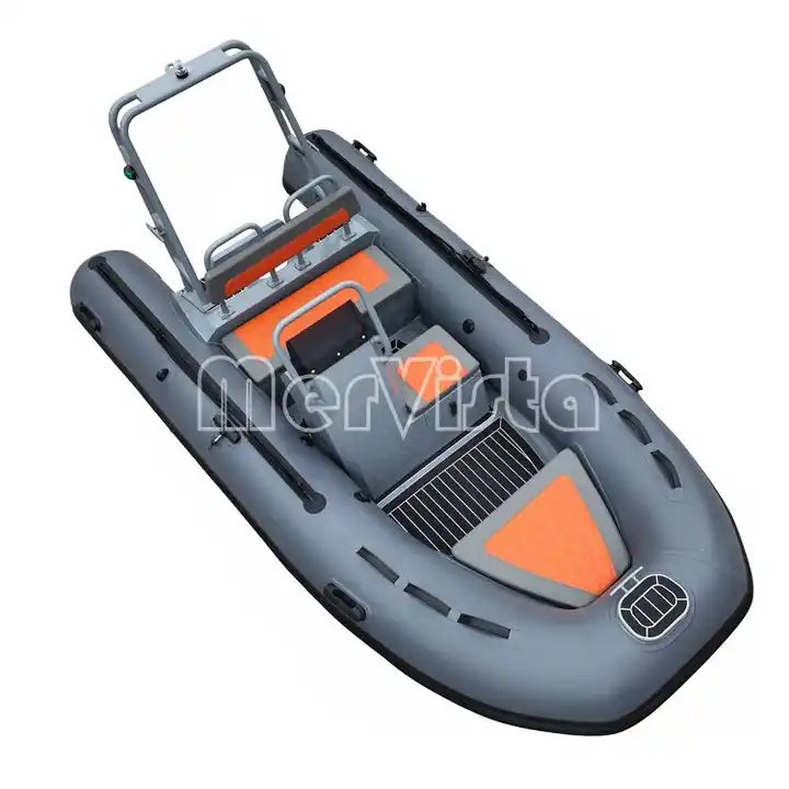 Germany PVC Heat Welded Aluminum Semi Rigid Inflatable Boat 360 with Hidea Outboard Engine 20HP