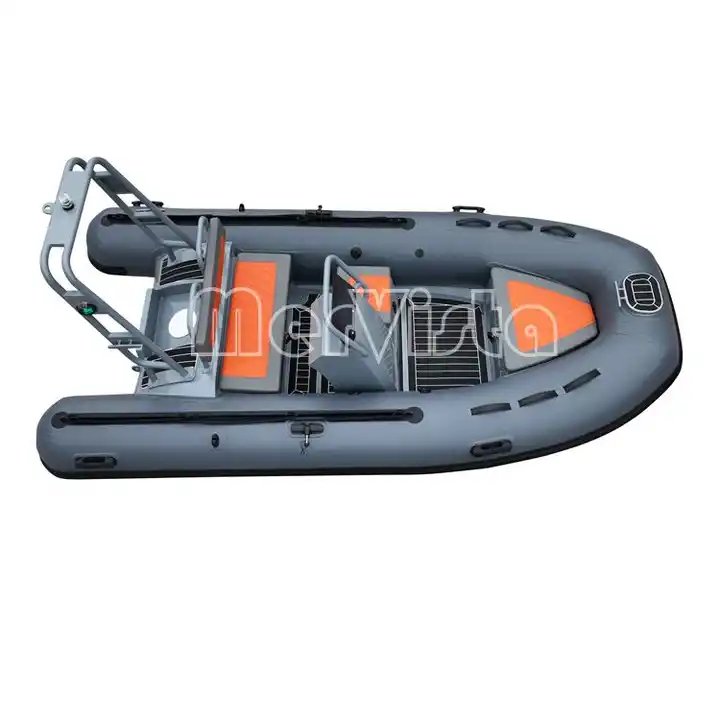Germany PVC Heat Welded Aluminum Semi Rigid Inflatable Boat 360 with Hidea Outboard Engine 20HP