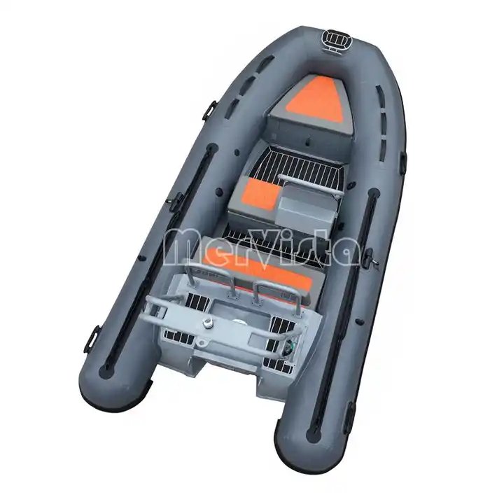 Germany PVC Heat Welded Aluminum Semi Rigid Inflatable Boat 360 with Hidea Outboard Engine 20HP