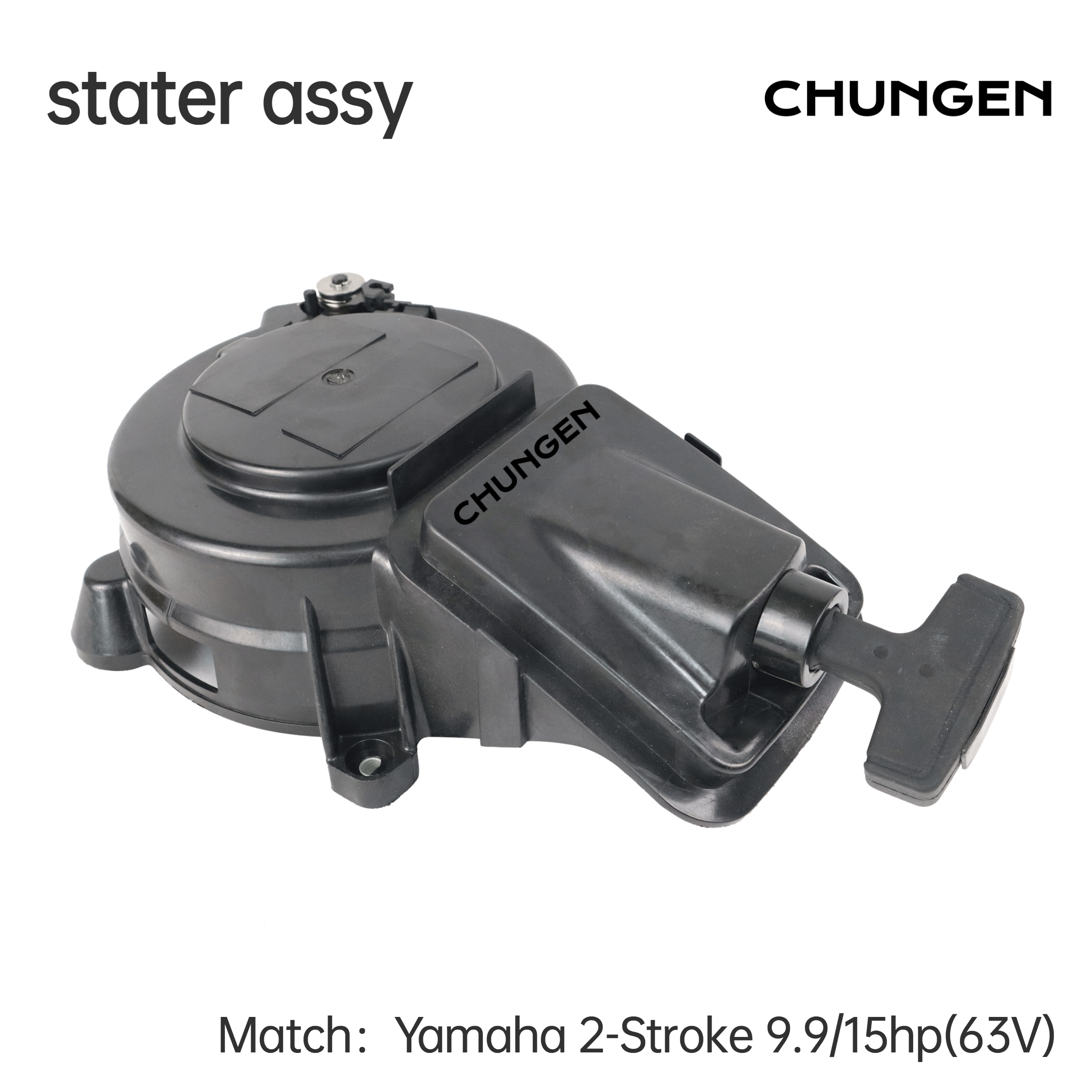 63V-15710-12 Starter Assy for yamaha 9.9/15HP 2-stroke Outboard Engine Parts Boat Motor