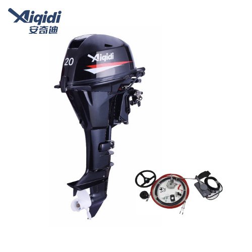 Motor Para Barco Marino De 4 Tiempos Y 20 HP Nuevo De AIQIDI, Motores Fueraborda Con Tanque De Combustible De 24 L