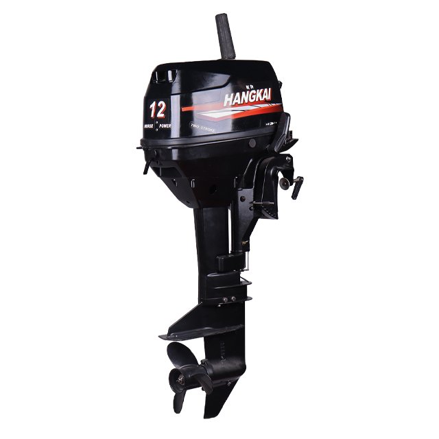 Hangkai 2 Stroke 18hp Short Shaft Outboard Motor New Marine Engine Boat Engine Manual Starting System Gasoline Fuel Type