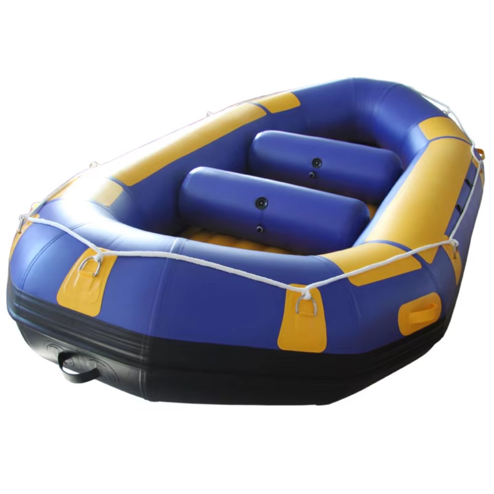 2024 China Factory 1.2mm PVC 12ft Whitewater Rafting Boat 15ft Floating Raft Tubes Boats White Water River Rafts Whitewater