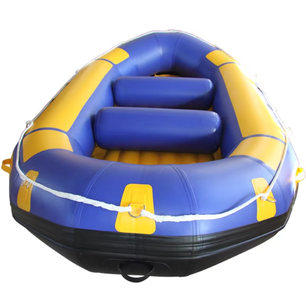 2024 China Factory 1.2mm PVC 12ft Whitewater Rafting Boat 15ft Floating Raft Tubes Boats White Water River Rafts Whitewater