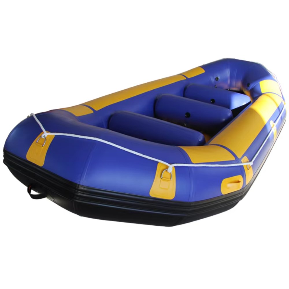 2024 China Factory 1.2mm PVC 12ft Whitewater Rafting Boat 15ft Floating Raft Tubes Boats White Water River Rafts Whitewater
