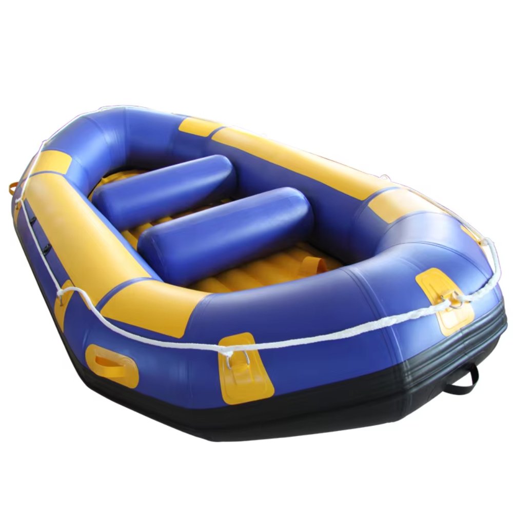 2024 China Factory 1.2mm PVC 12ft Whitewater Rafting Boat 15ft Floating Raft Tubes Boats White Water River Rafts Whitewater