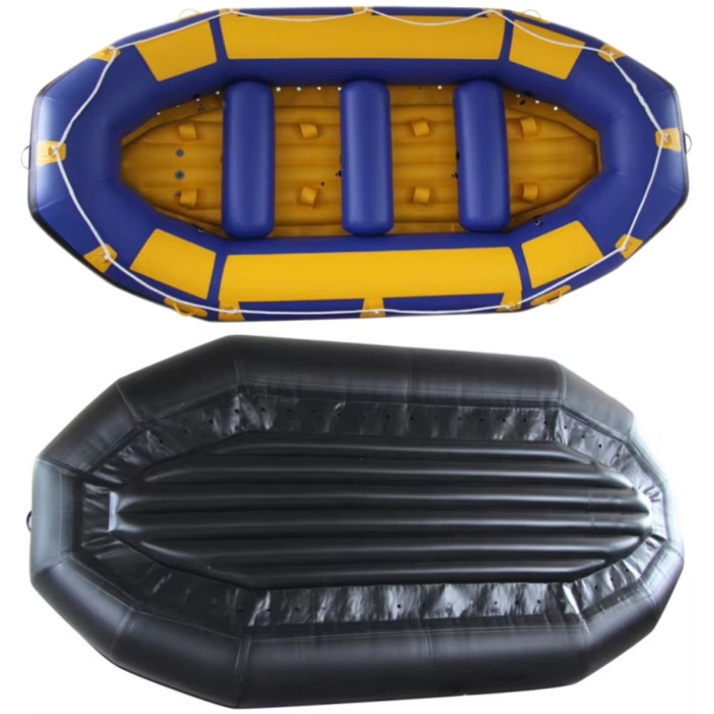 2024 China Factory 1.2mm PVC 12ft Whitewater Rafting Boat 15ft Floating Raft Tubes Boats White Water River Rafts Whitewater
