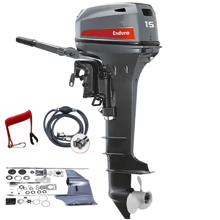 2024 Hot Sale Water-Cooled Outboard Motor 2 Stroke 15HP 6b4 Boat Engine WITH Yamaha
