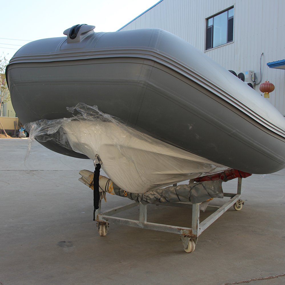 1.2mm PVC Inflatable Rib Boat RIB-360B with Jockey Seat 360 Fishing Boat with Fiberglass Hull Outboard Engine 6m Yacht 3m Length