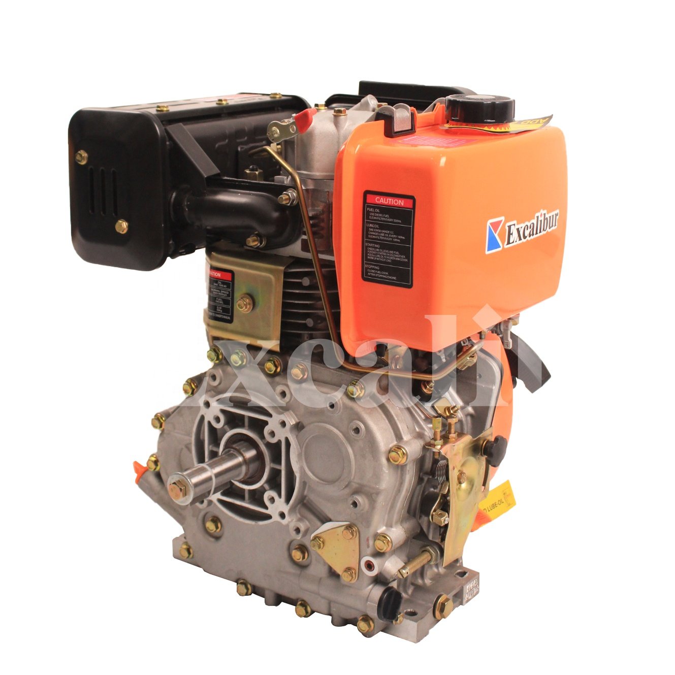 Excalibur Diesel Engine Spare Parts 5hp 12 Hp 10 Hp 4 Stroke Air Cooled Machinery 12 Hp Engine