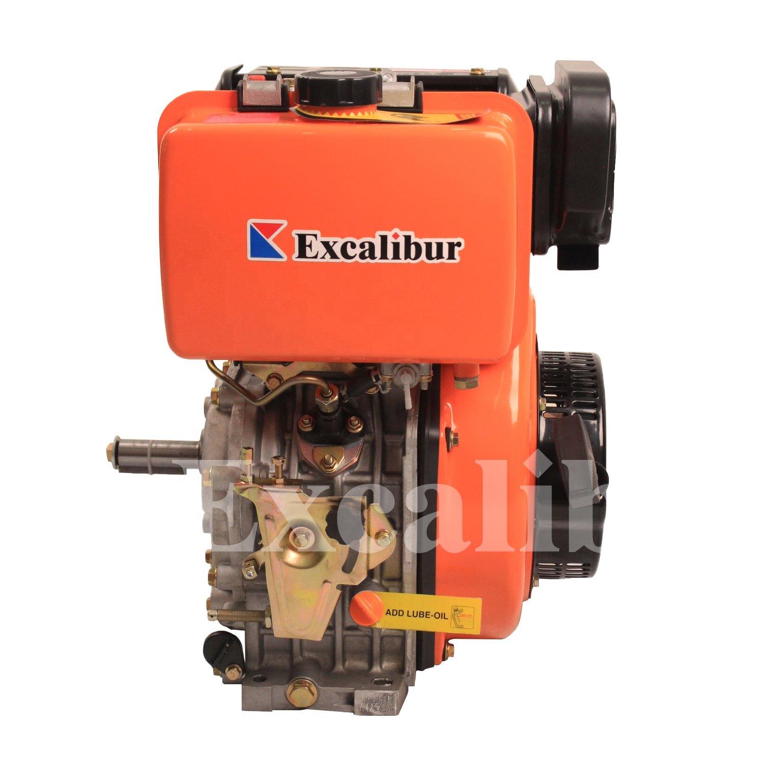 Excalibur Diesel Engine Spare Parts 5hp 12 Hp 10 Hp 4 Stroke Air Cooled Machinery 12 Hp Engine