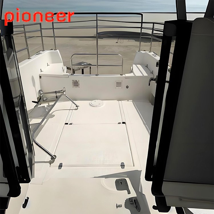 Australia Standard Sport Yacht Aluminum with Fiberglass Hull Outboard Engine for Boat Fishing