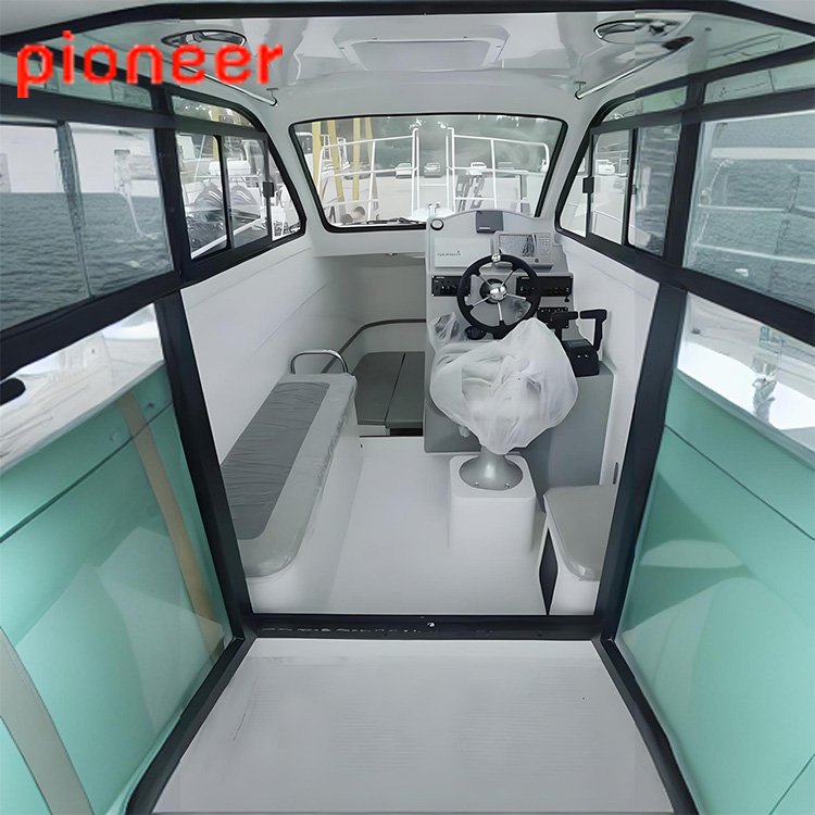 Australia Standard Sport Yacht Aluminum with Fiberglass Hull Outboard Engine for Boat Fishing
