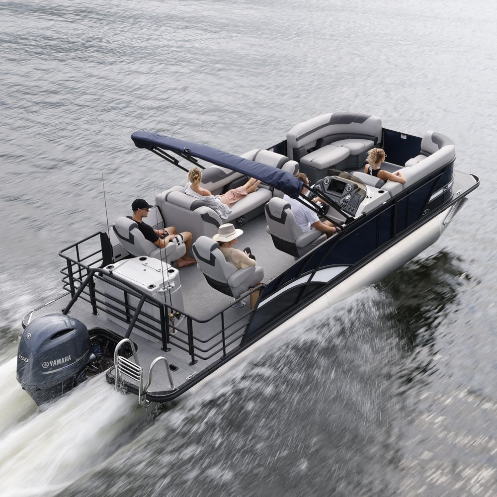 For KINOCEAN Customized Aluminum Luxury Yacht Sizes Customized Pontoon Boat for Fishing Leisure 90hp Outboard Engine Welded