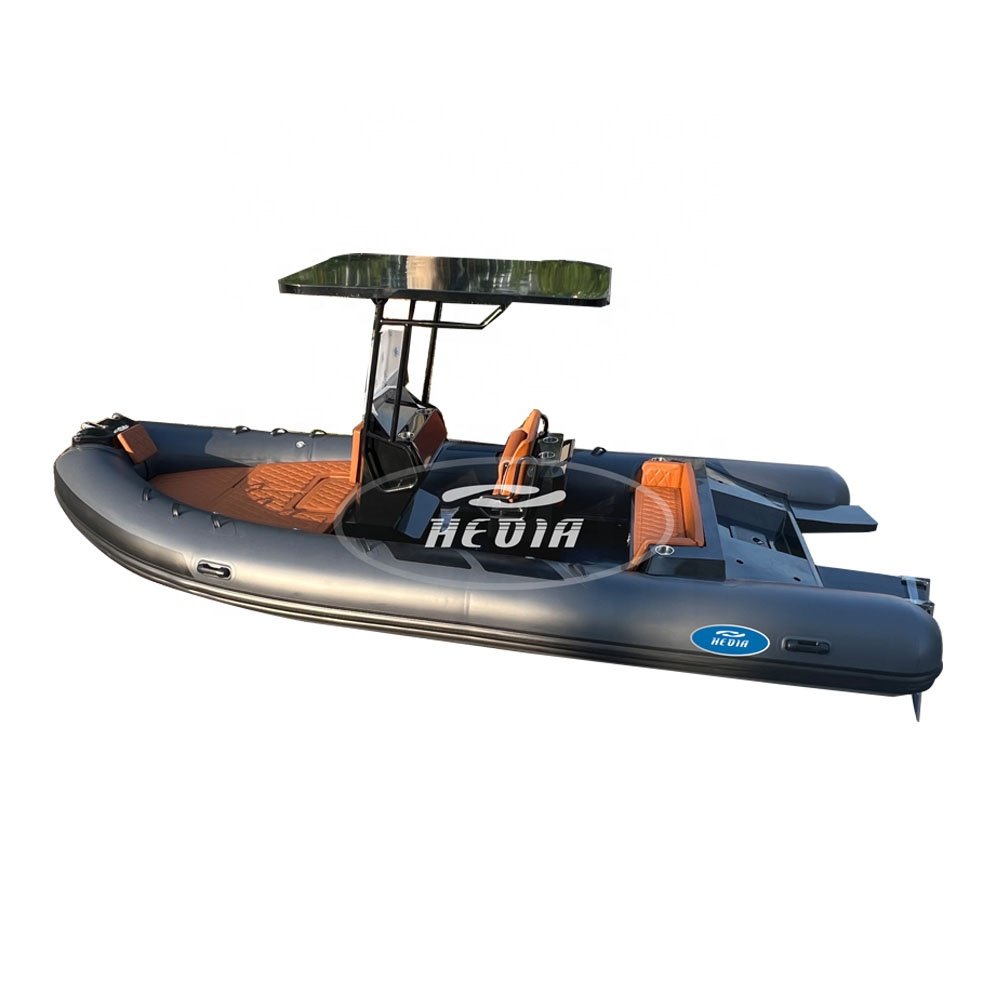 20 Feet Inflatable Boat Hypolon Flat Bottom Top Sale Inflatable Fishing Boat