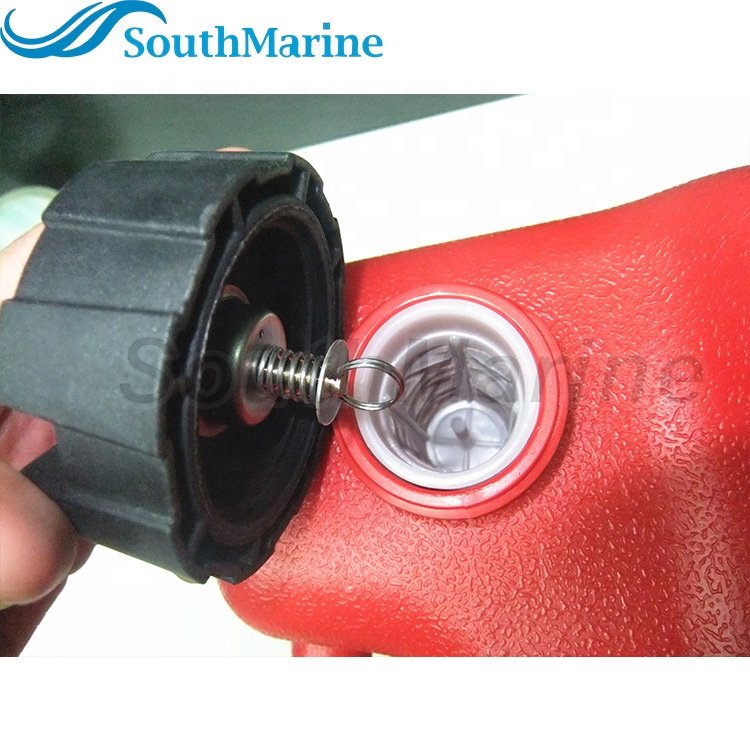 External 24L Fuel Tank Assembly for Yamaha Outboard Engine with Fuel Cap & Fuel Connector & Fuel Gauge Boat Motor Part