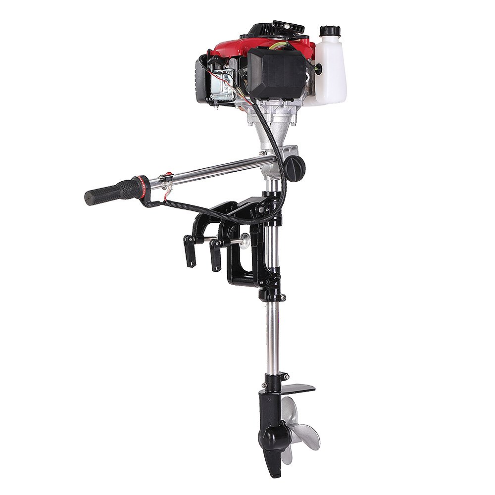 Wholesale 63cc Gasoline Boat Engines 2-Stroke Air-Cooled Outboard Motor Manual Starting System for Marine Use