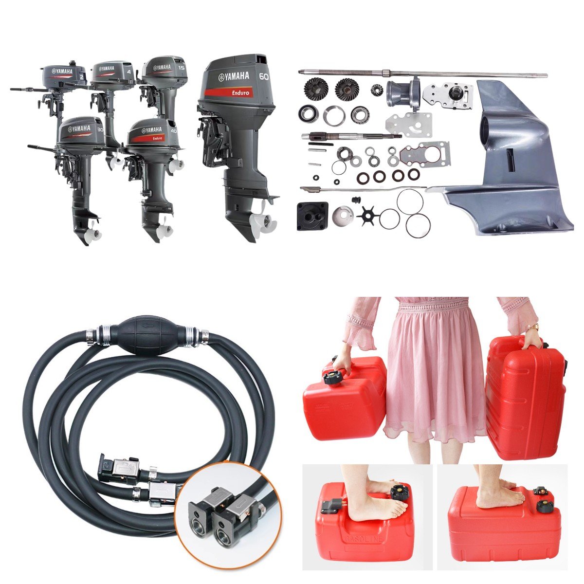 Strong Powerful 40HP 2 Stroke Outboard Engine Outboard Motors 100% Compatible With Yamaha Boat Engine