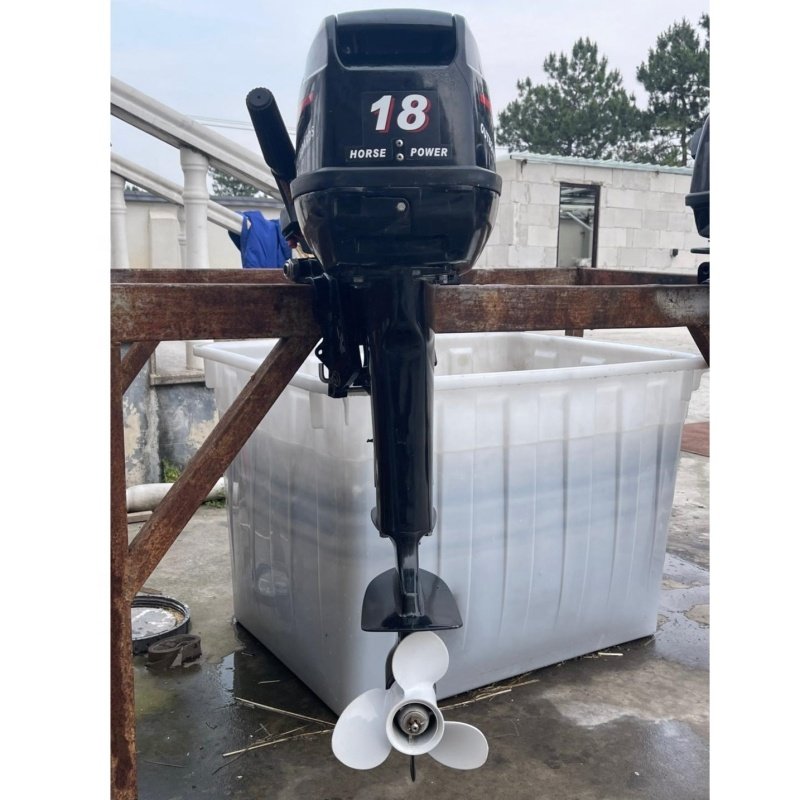 HANGKAI 18HP 2 Stroke Powerful Outboard Boat Engines Water Cooled Gasoline Motor for Sale
