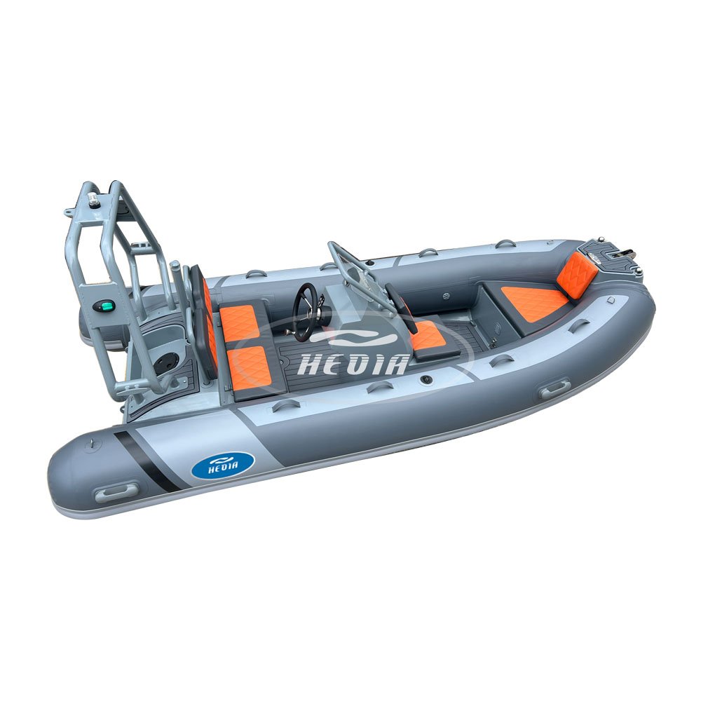 Hedia 11 ft Inflatable Dinghy Boat for Adults Includes Paddles Rib Boat for Scuba Diving Kayak Raft Drifting Sports