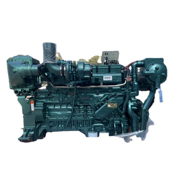 WEICHAI Sinotruk Original 400hp Marine Diesel Inboard Engines 4-Stroke Marine Boat D12 WP12 Core Pump Gearbox