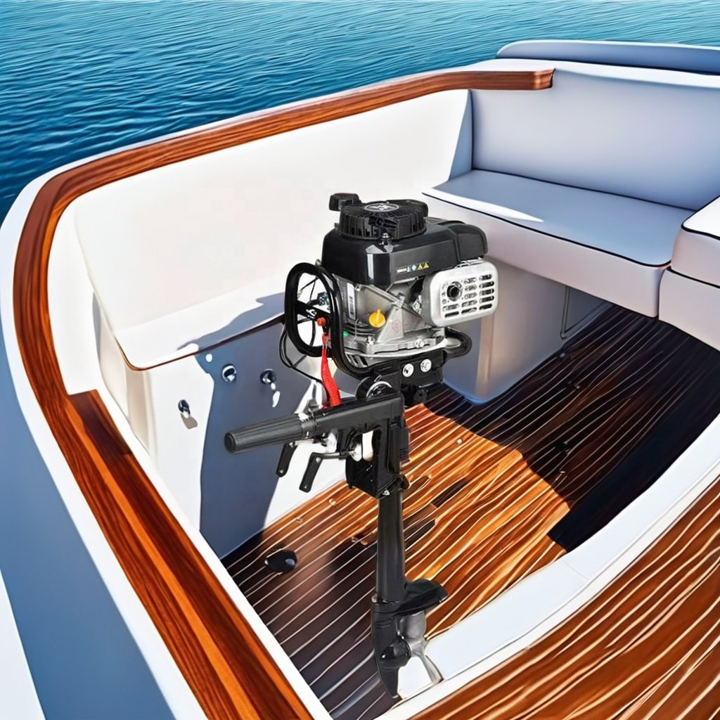New Gasoline Boat Engines Outboard Motor 4 Stroke 79cc Boat Motor with ZonSen Engine