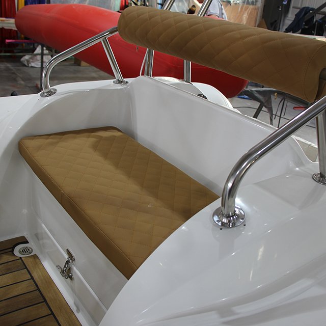 ZhenBo Customized Fiberglass Hull Rib-390 PVC Inflatable Fiberglass Ribs 6 Person Outboard Engine Pontoon Boat