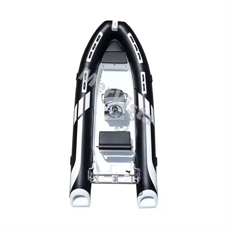 CE 16ft Hot Sale 6 People PVC/HYPALON RIB480 Inflatable Boat with Rigid Hull