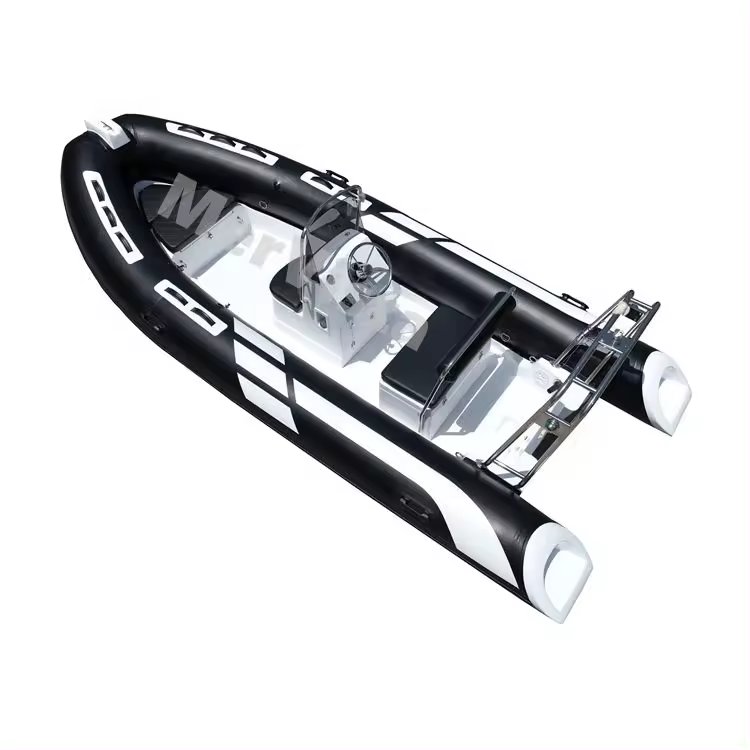 CE 16ft Hot Sale 6 People PVC/HYPALON RIB480 Inflatable Boat with Rigid Hull