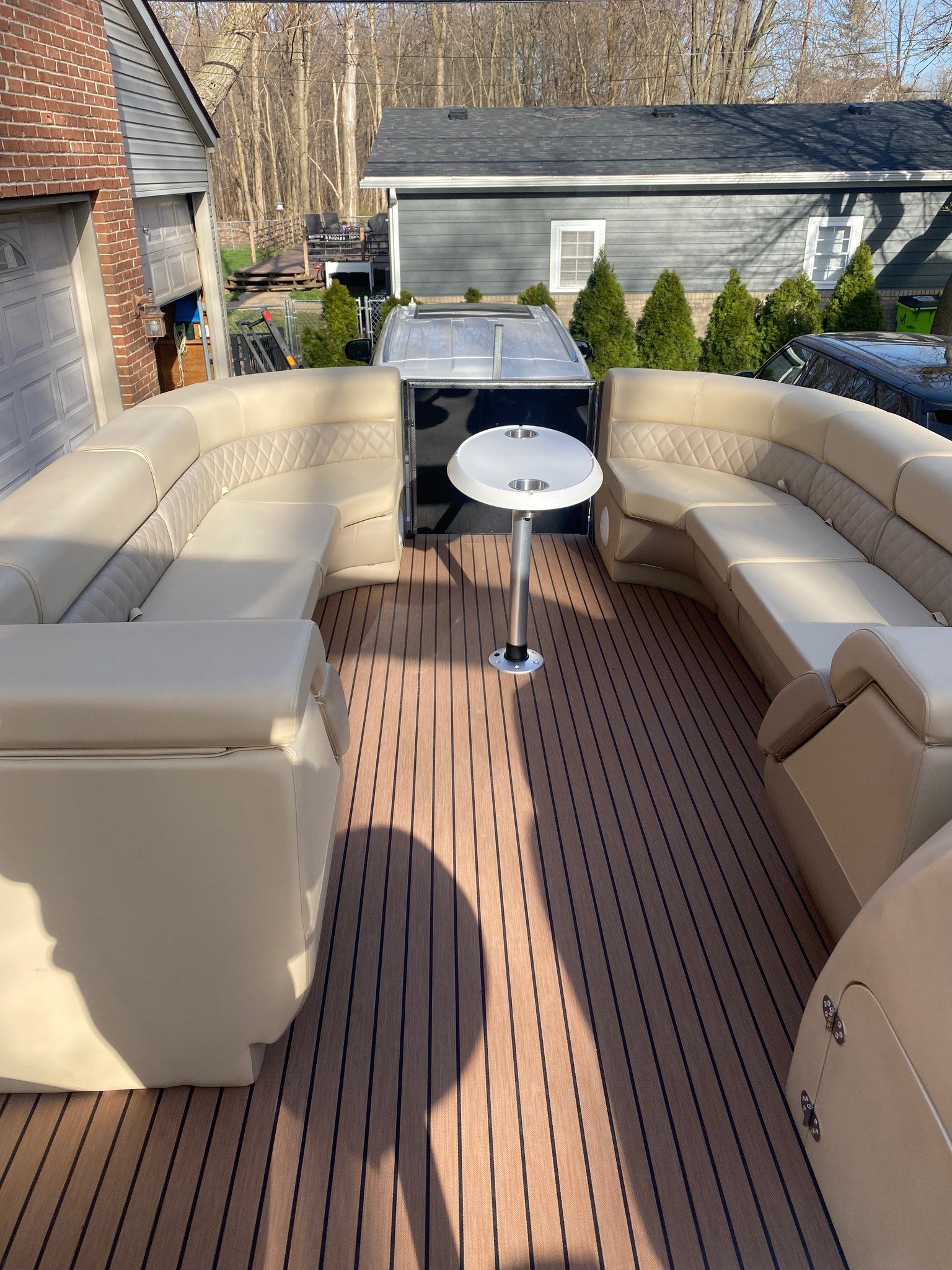 30FT 9M 16 18 20 People Passenger Ship Floating Cruising Pontoon Boat for Sale