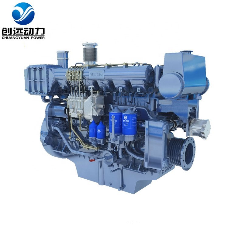 900hp 1100hp Direct Injection Multi-cylinder 12 Cylinders Ship Boat Weichai Propulsion diesel Boat Engine Marine