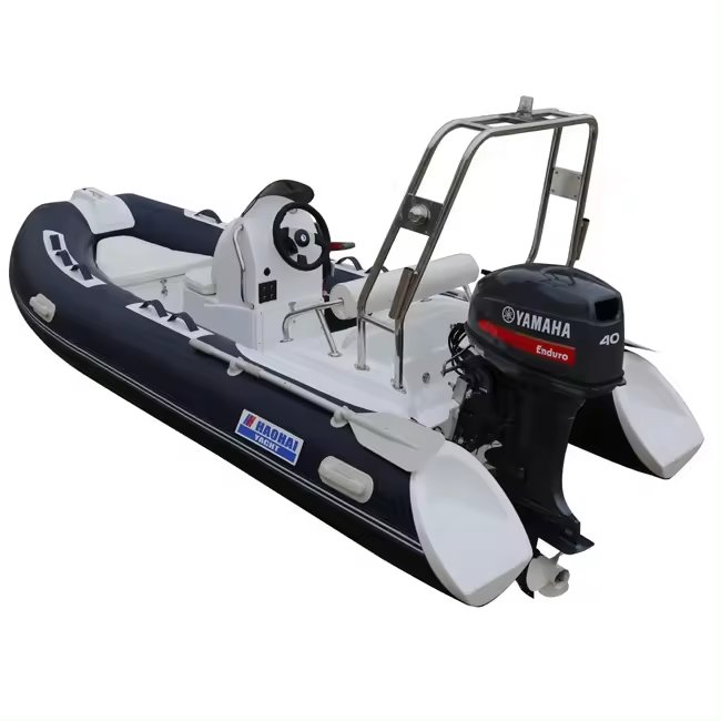 13ft RIB 390 Semi-Rigid Aluminum RIB PVC/Hypalon Inflatable RIB Boat for Family