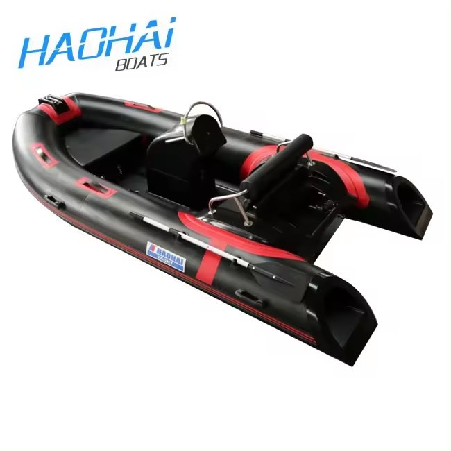 13ft RIB 390 Semi-Rigid Aluminum RIB PVC/Hypalon Inflatable RIB Boat for Family