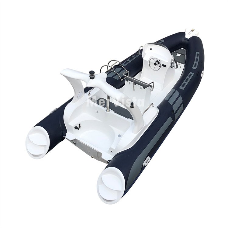 For Sale a Fiberglass Semi Rigid Boat Set 5.80 4-stroke Engine