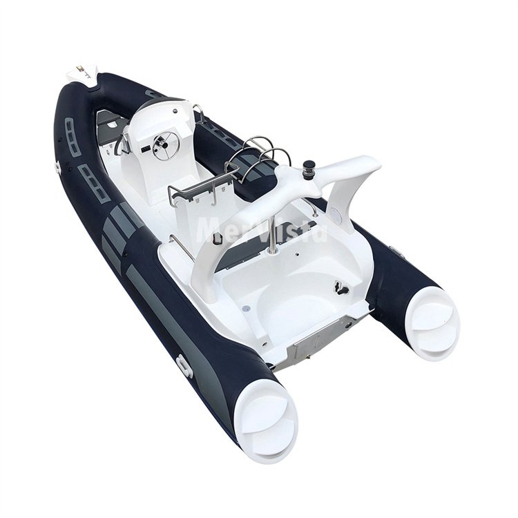 For Sale a Fiberglass Semi Rigid Boat Set 5.80 4-stroke Engine