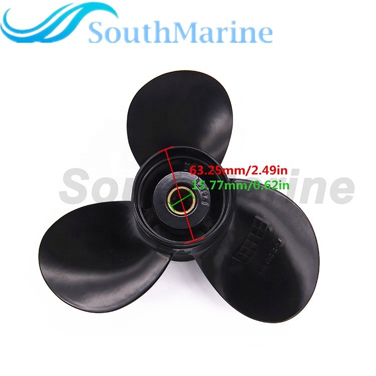 Boat Engine Aluminum Alloy Propeller 9 1/4x8 for Suzuki 9.9HP 15HP Outboard Motor 58100-91D00-019