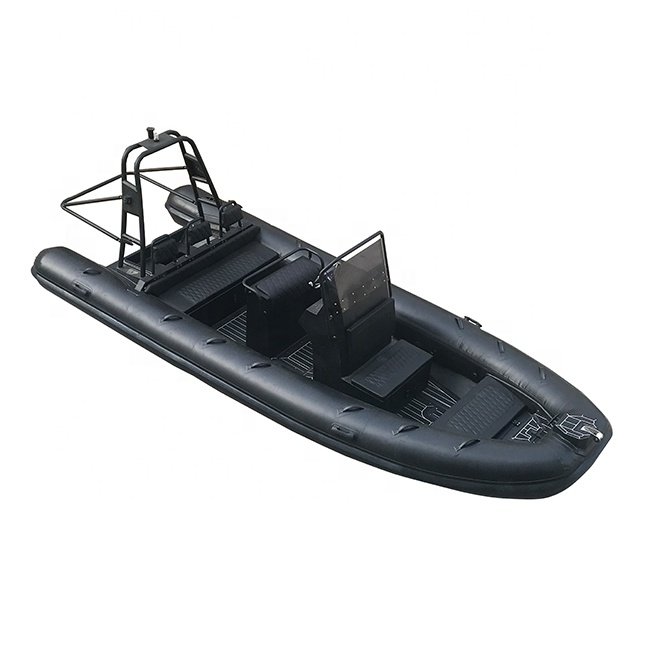 18ft Aluminum Hull RIB 560 Hypalon Inflatable Rowing Boat for Sale