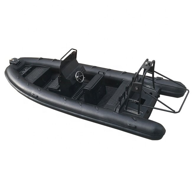 18ft Aluminum Hull RIB 560 Hypalon Inflatable Rowing Boat for Sale