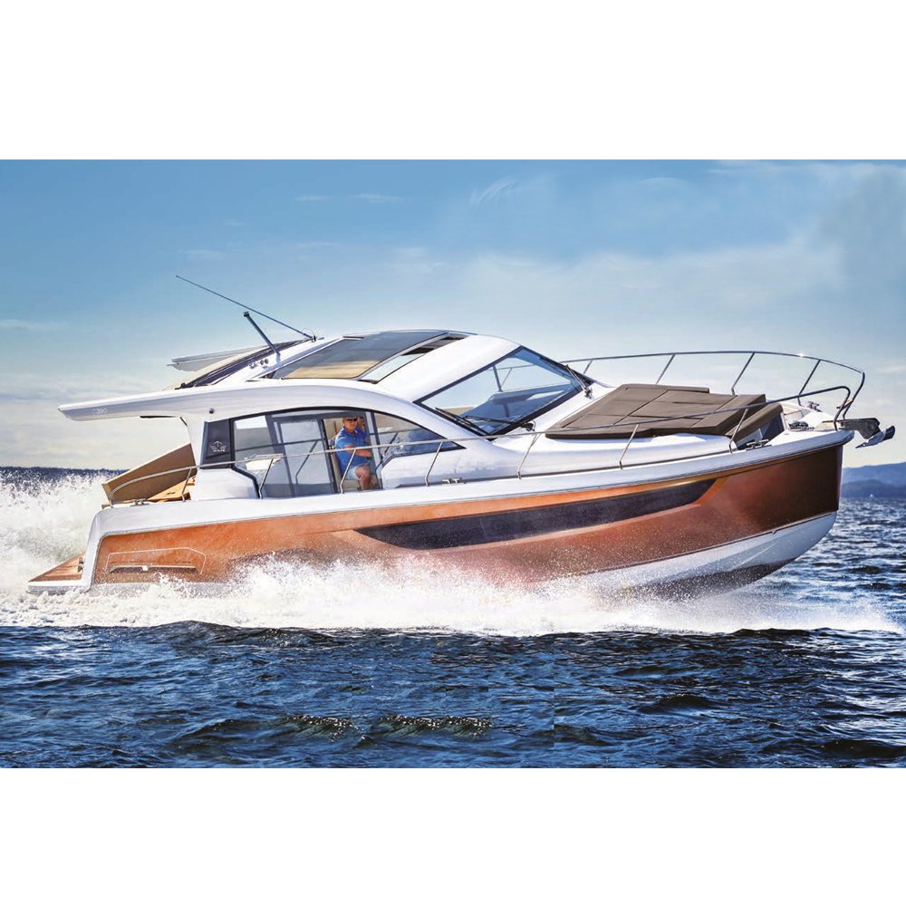 Deep-V Hull Luxury Aluminum Trawler Family Yacht with Outboard Engine for River Cruises